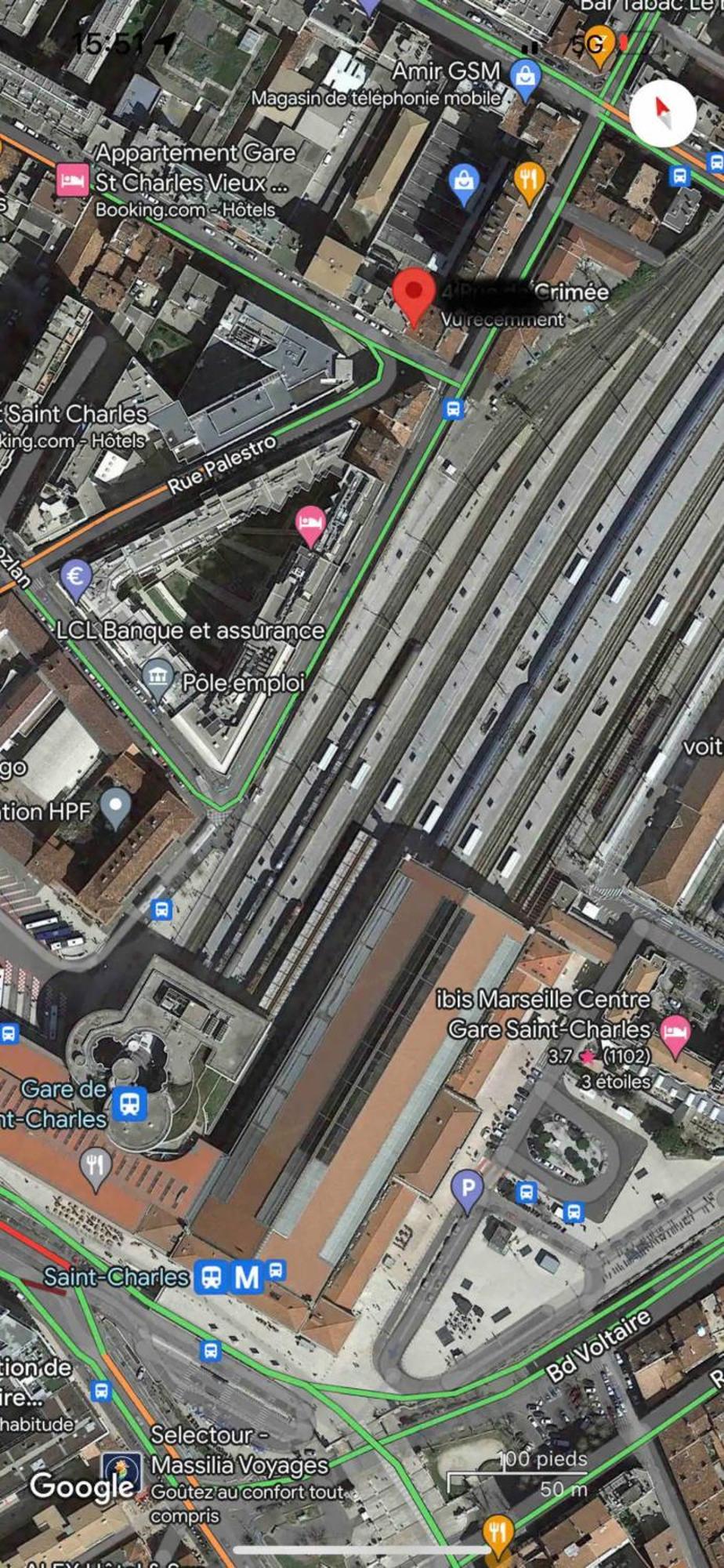 Gare Saint Charles Tgv 6 Personnes Apartment